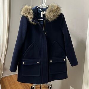 J.Crew Navy Coat